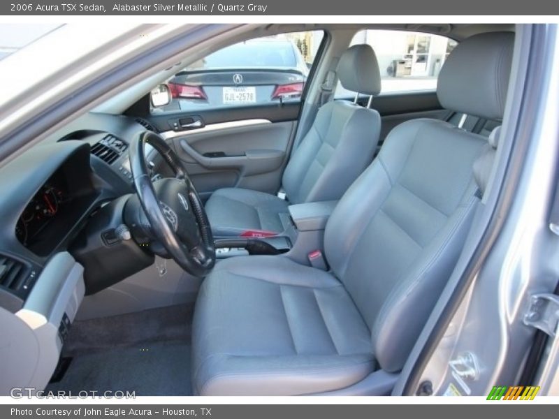 Alabaster Silver Metallic / Quartz Gray 2006 Acura TSX Sedan