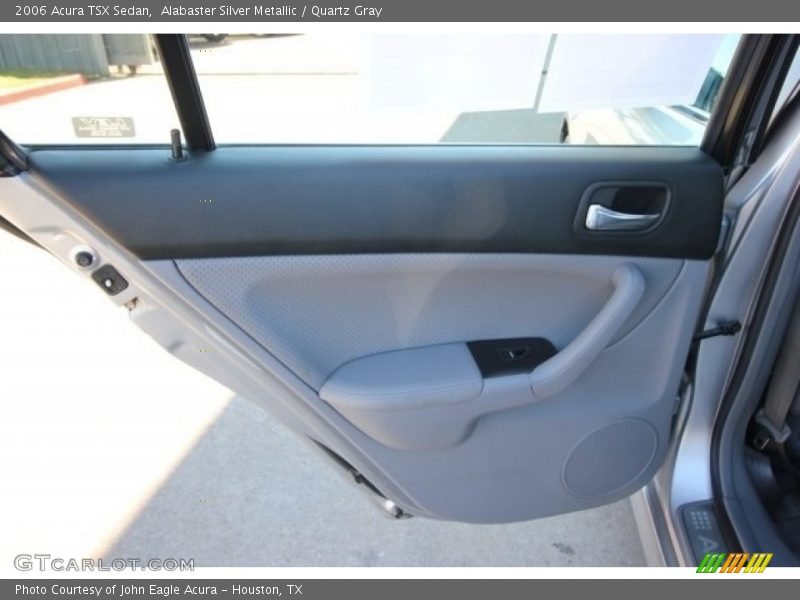 Alabaster Silver Metallic / Quartz Gray 2006 Acura TSX Sedan