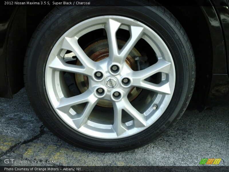 Super Black / Charcoal 2012 Nissan Maxima 3.5 S