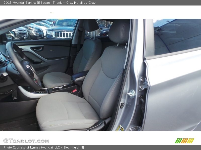 Titanium Gray Metallic / Gray 2015 Hyundai Elantra SE Sedan