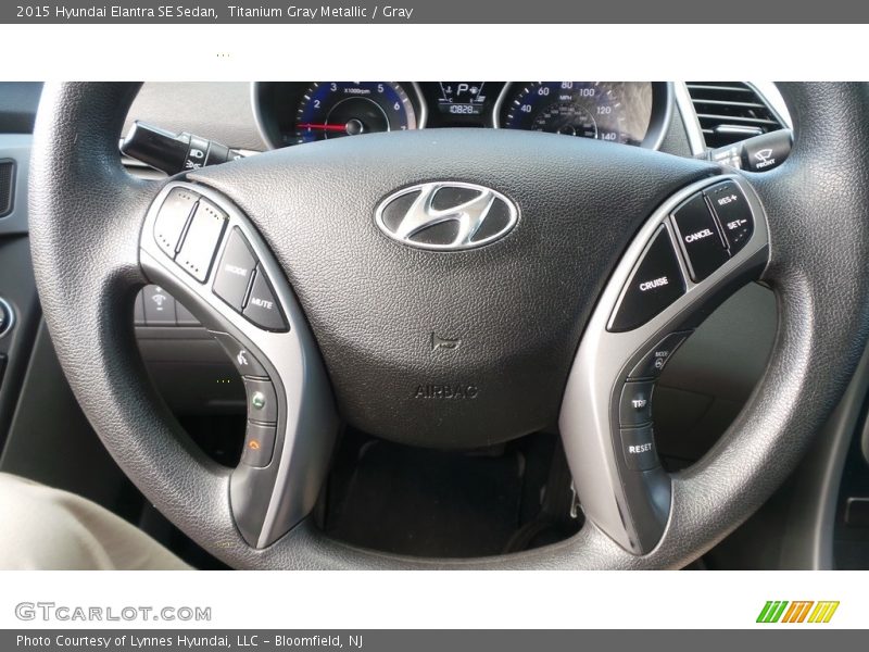 Titanium Gray Metallic / Gray 2015 Hyundai Elantra SE Sedan