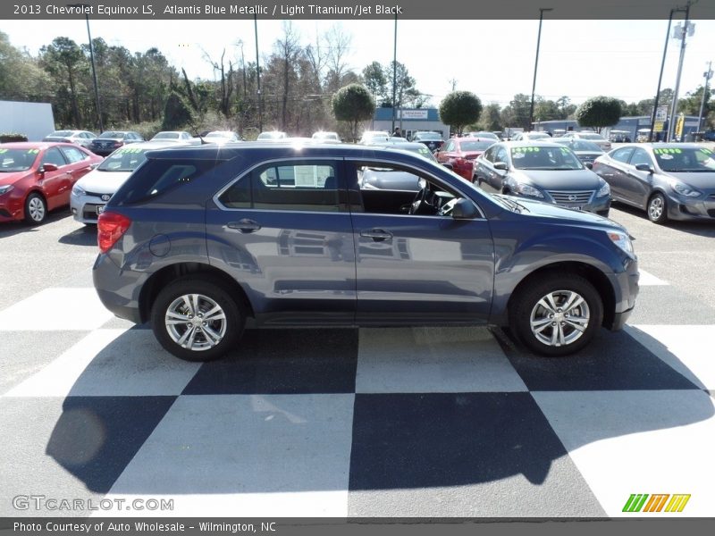 Atlantis Blue Metallic / Light Titanium/Jet Black 2013 Chevrolet Equinox LS