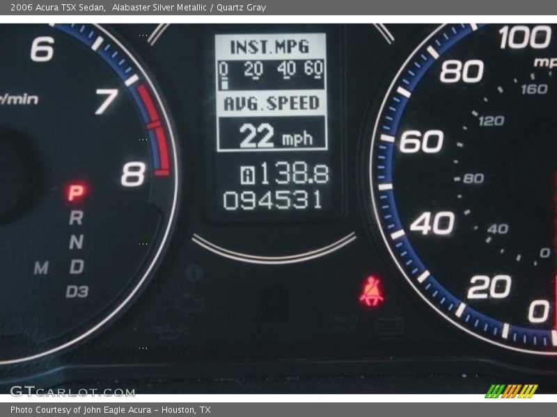Alabaster Silver Metallic / Quartz Gray 2006 Acura TSX Sedan