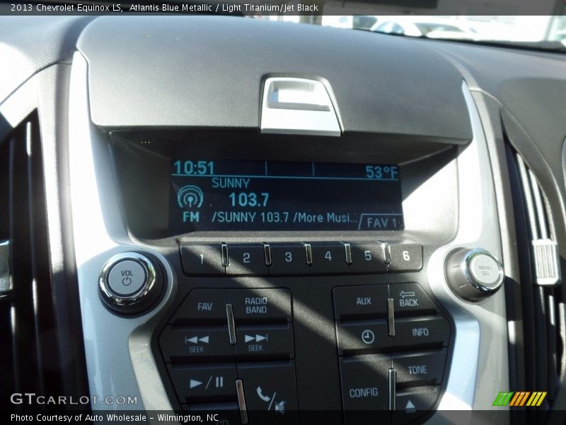 Atlantis Blue Metallic / Light Titanium/Jet Black 2013 Chevrolet Equinox LS