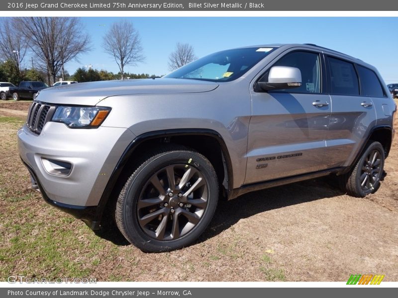 Billet Silver Metallic / Black 2016 Jeep Grand Cherokee Limited 75th Anniversary Edition