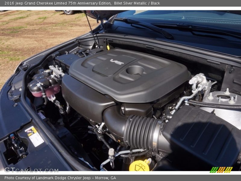  2016 Grand Cherokee Limited 75th Anniversary Edition Engine - 3.6 Liter DOHC 24-Valve VVT Pentastar V6