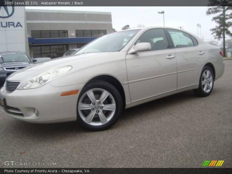 Alabaster Metallic / Black 2005 Lexus ES 330