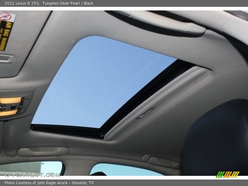 Tungsten Silver Pearl / Black 2012 Lexus IS 250