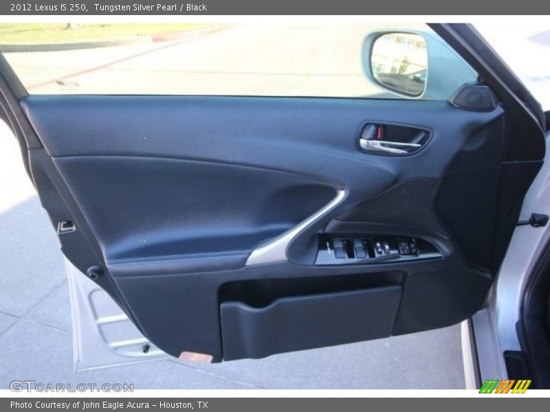 Tungsten Silver Pearl / Black 2012 Lexus IS 250