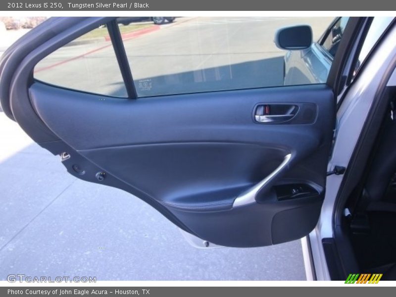 Tungsten Silver Pearl / Black 2012 Lexus IS 250