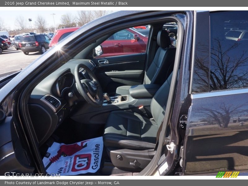 Maximum Steel Metallic / Black 2016 Jeep Grand Cherokee Limited