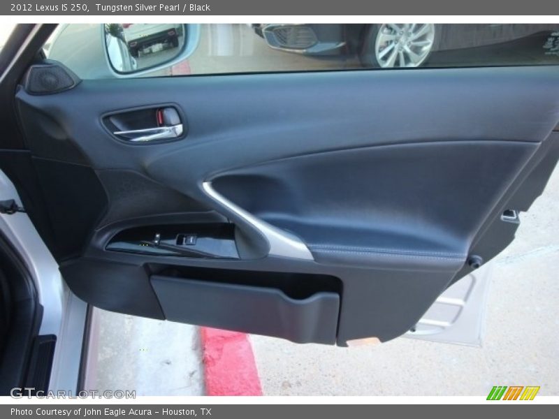 Tungsten Silver Pearl / Black 2012 Lexus IS 250