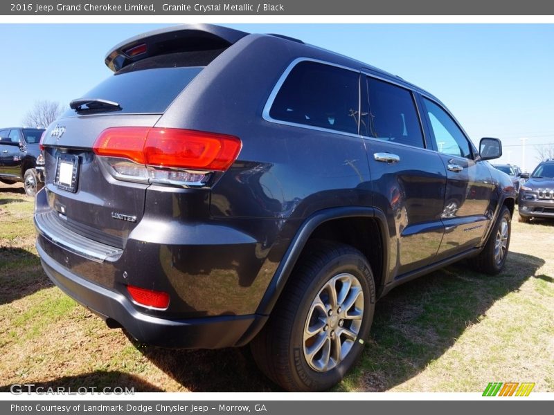 Granite Crystal Metallic / Black 2016 Jeep Grand Cherokee Limited