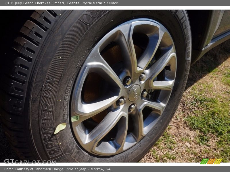 Granite Crystal Metallic / Black 2016 Jeep Grand Cherokee Limited
