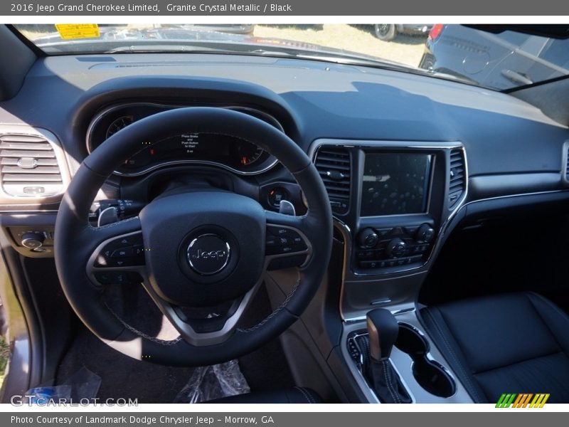Granite Crystal Metallic / Black 2016 Jeep Grand Cherokee Limited