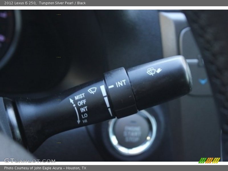Tungsten Silver Pearl / Black 2012 Lexus IS 250