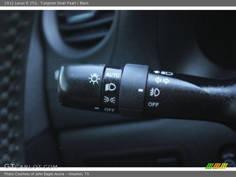 Tungsten Silver Pearl / Black 2012 Lexus IS 250