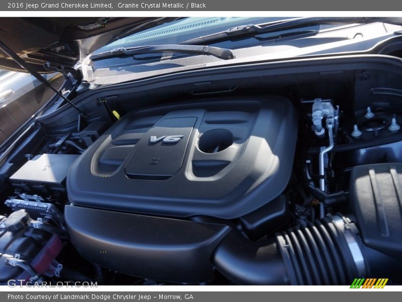 Granite Crystal Metallic / Black 2016 Jeep Grand Cherokee Limited