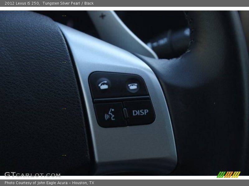 Tungsten Silver Pearl / Black 2012 Lexus IS 250