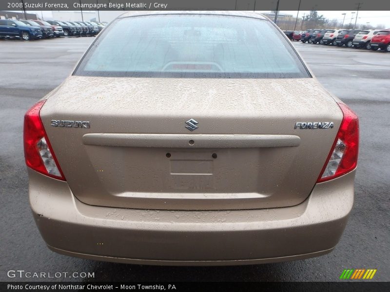 Champagne Beige Metallic / Grey 2008 Suzuki Forenza