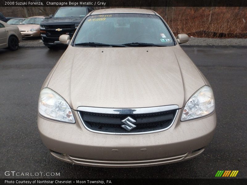 Champagne Beige Metallic / Grey 2008 Suzuki Forenza