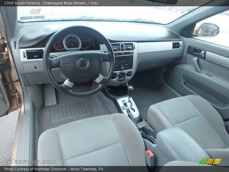 Champagne Beige Metallic / Grey 2008 Suzuki Forenza