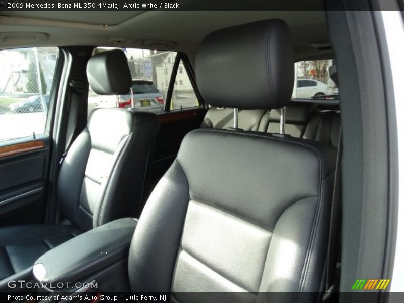 Arctic White / Black 2009 Mercedes-Benz ML 350 4Matic