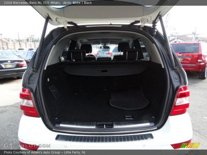 Arctic White / Black 2009 Mercedes-Benz ML 350 4Matic