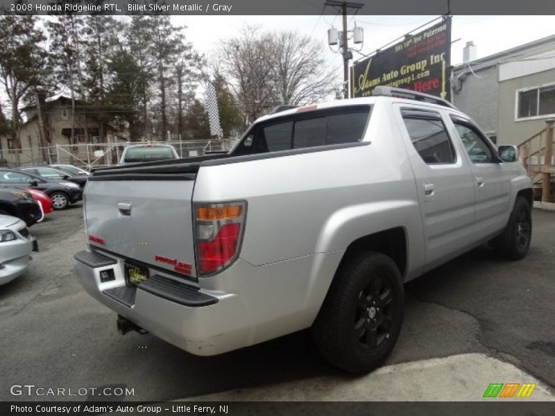 Billet Silver Metallic / Gray 2008 Honda Ridgeline RTL