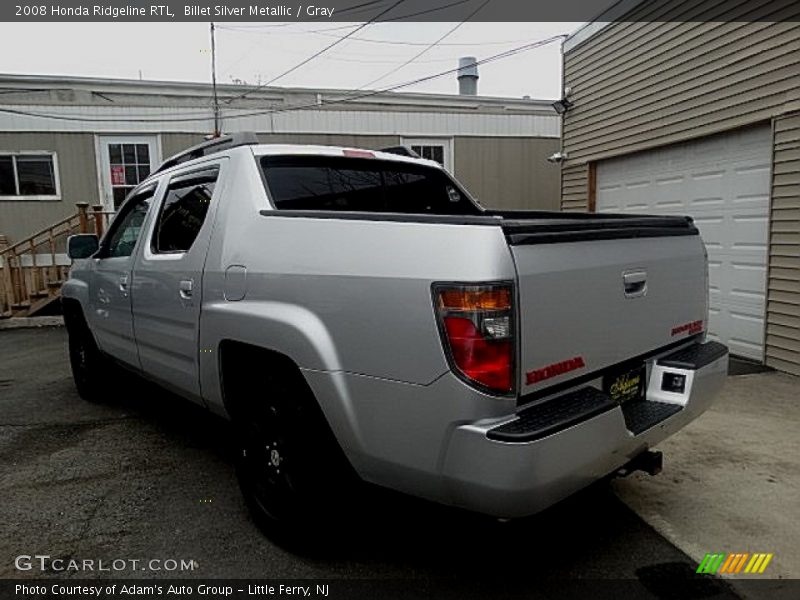 Billet Silver Metallic / Gray 2008 Honda Ridgeline RTL