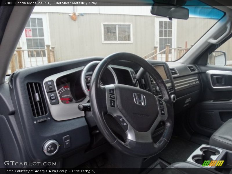 Billet Silver Metallic / Gray 2008 Honda Ridgeline RTL
