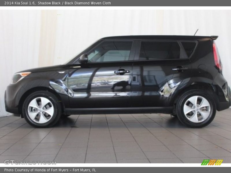 Shadow Black / Black Diamond Woven Cloth 2014 Kia Soul 1.6