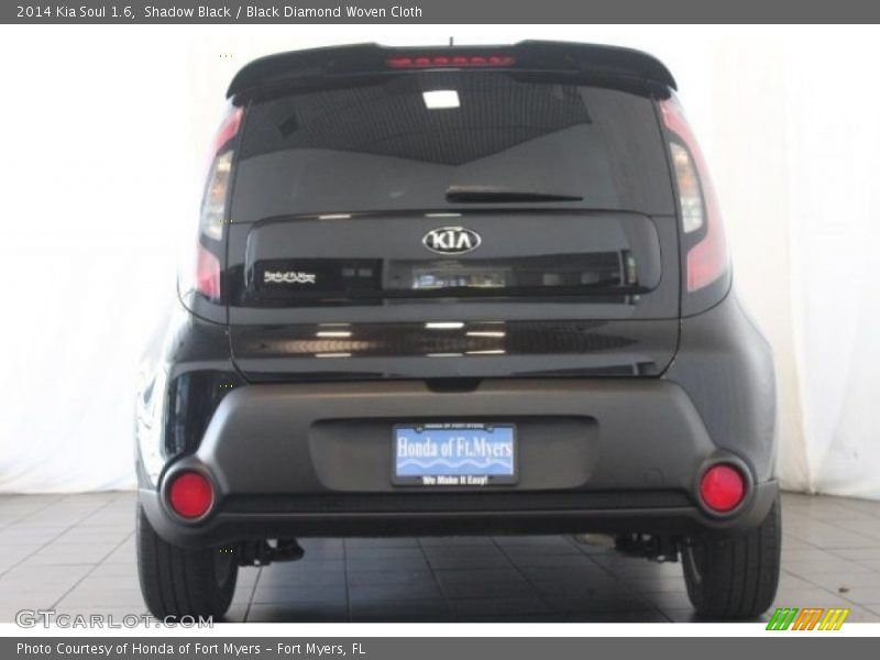 Shadow Black / Black Diamond Woven Cloth 2014 Kia Soul 1.6