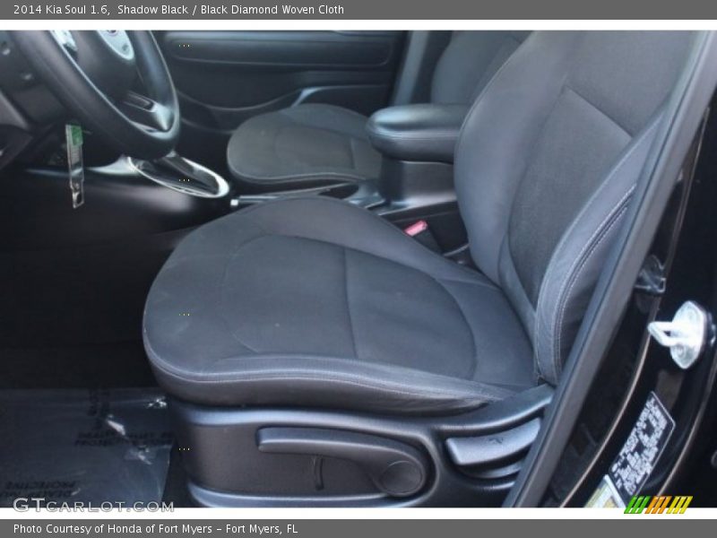 Shadow Black / Black Diamond Woven Cloth 2014 Kia Soul 1.6