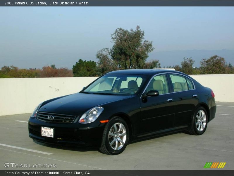 Black Obsidian / Wheat 2005 Infiniti G 35 Sedan
