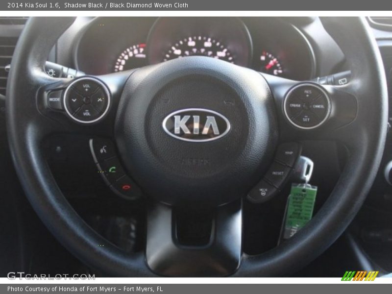 Shadow Black / Black Diamond Woven Cloth 2014 Kia Soul 1.6