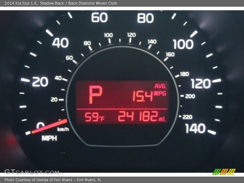 Shadow Black / Black Diamond Woven Cloth 2014 Kia Soul 1.6