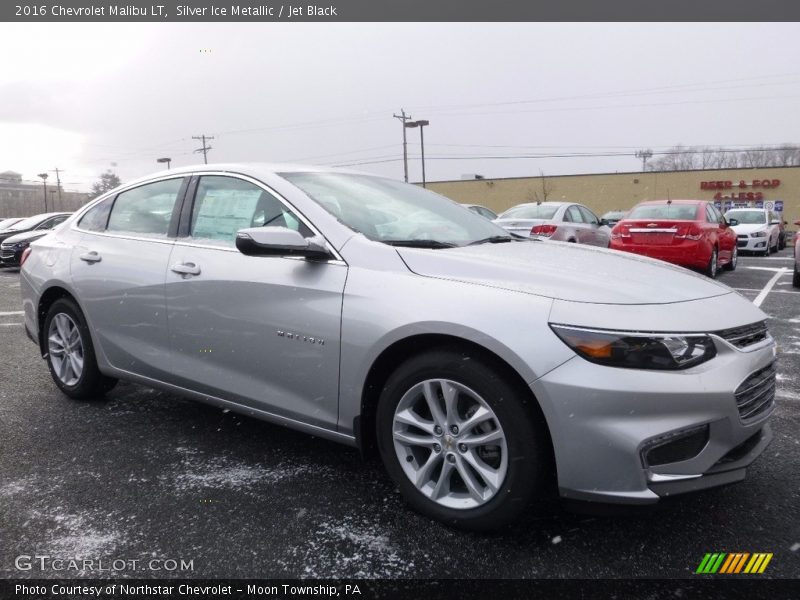 Silver Ice Metallic / Jet Black 2016 Chevrolet Malibu LT