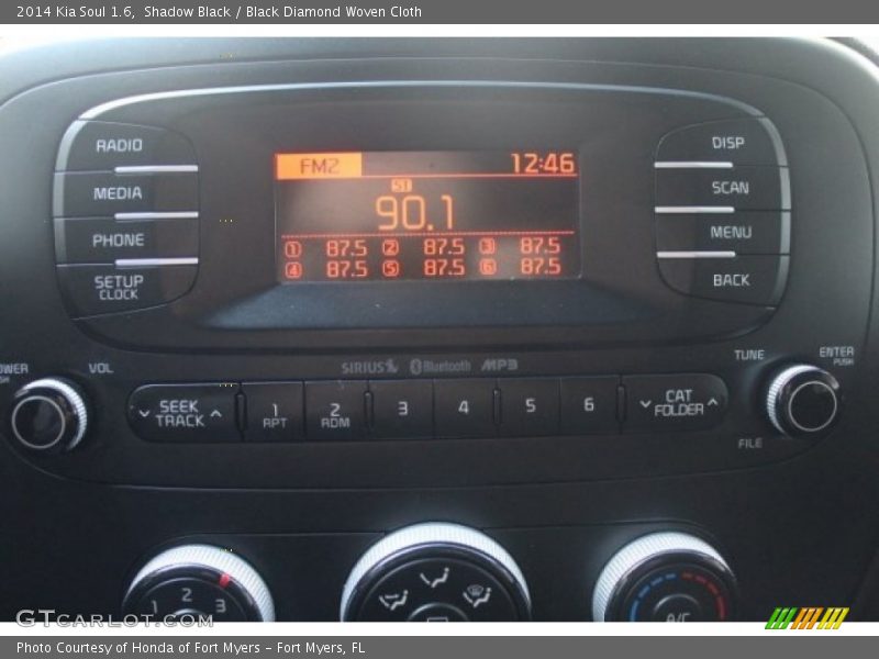 Shadow Black / Black Diamond Woven Cloth 2014 Kia Soul 1.6