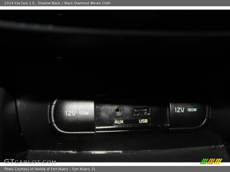 Shadow Black / Black Diamond Woven Cloth 2014 Kia Soul 1.6