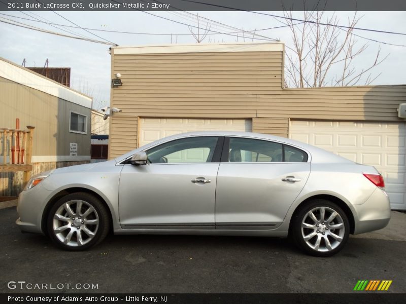 Quicksilver Metallic / Ebony 2011 Buick LaCrosse CXS