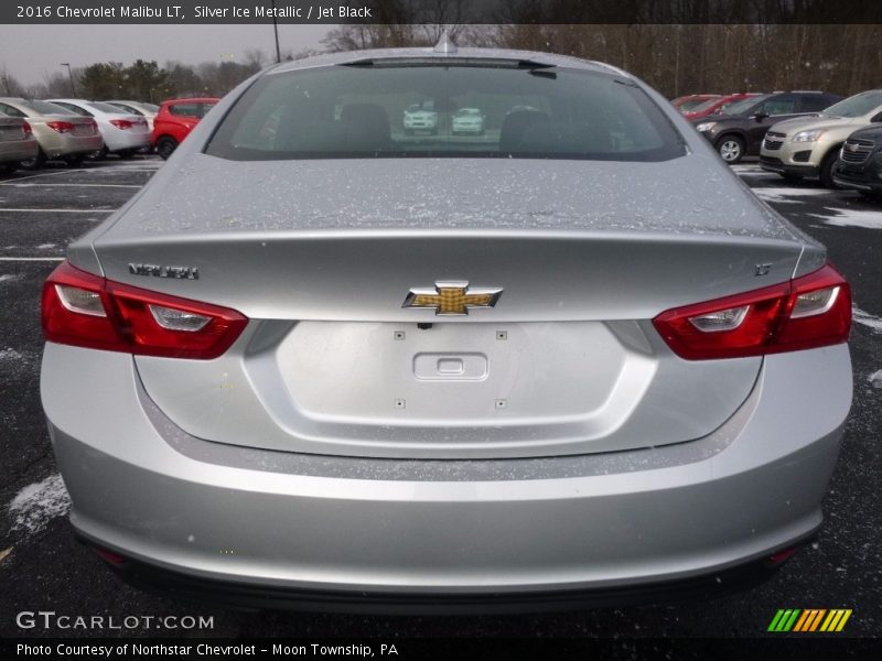 Silver Ice Metallic / Jet Black 2016 Chevrolet Malibu LT