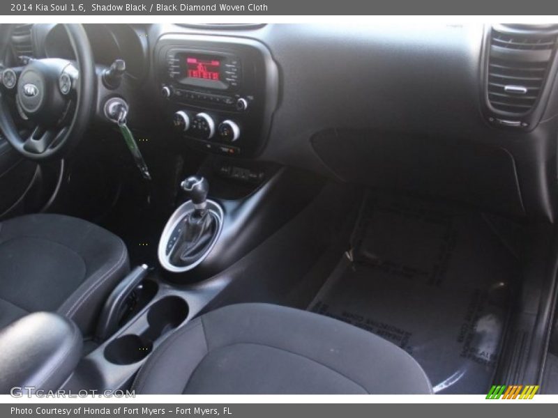 Shadow Black / Black Diamond Woven Cloth 2014 Kia Soul 1.6