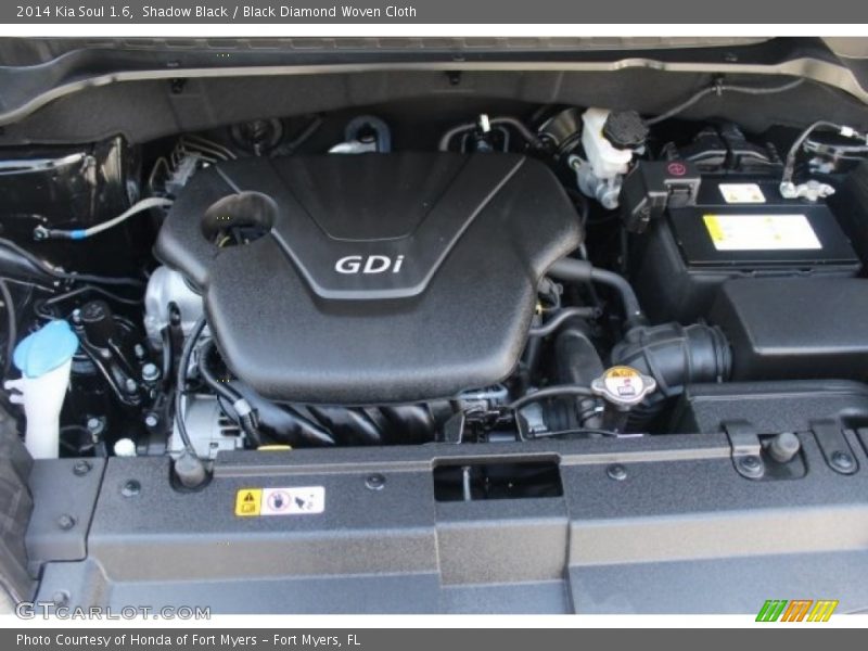Shadow Black / Black Diamond Woven Cloth 2014 Kia Soul 1.6