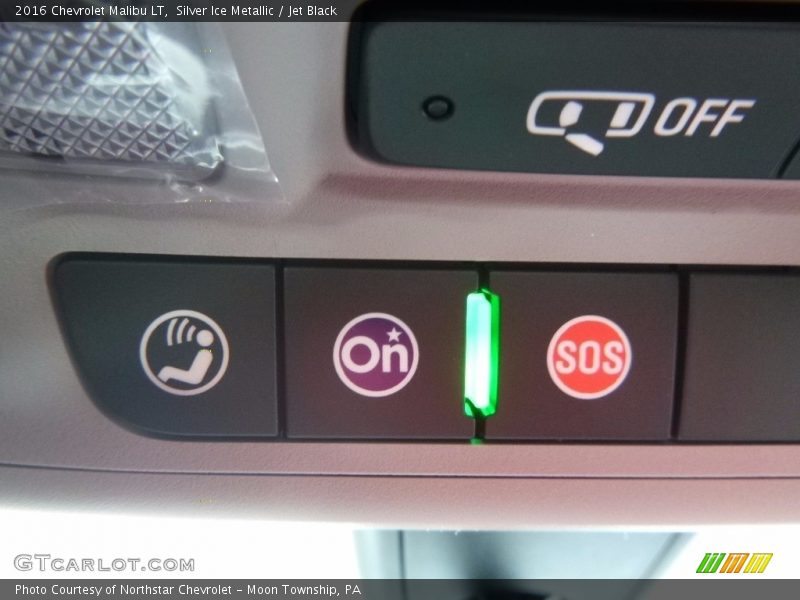 Silver Ice Metallic / Jet Black 2016 Chevrolet Malibu LT
