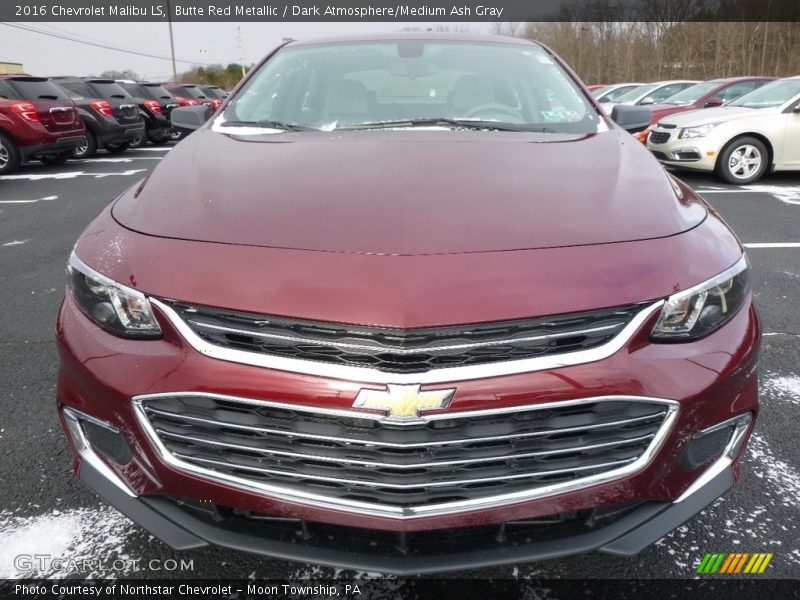 Butte Red Metallic / Dark Atmosphere/Medium Ash Gray 2016 Chevrolet Malibu LS