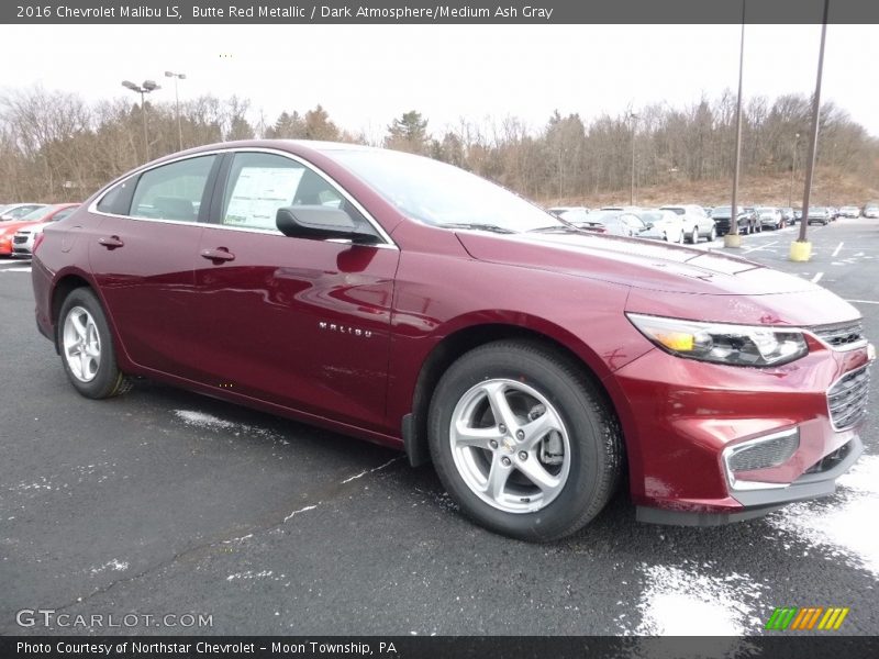 Butte Red Metallic / Dark Atmosphere/Medium Ash Gray 2016 Chevrolet Malibu LS