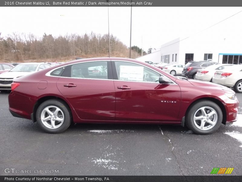 Butte Red Metallic / Dark Atmosphere/Medium Ash Gray 2016 Chevrolet Malibu LS