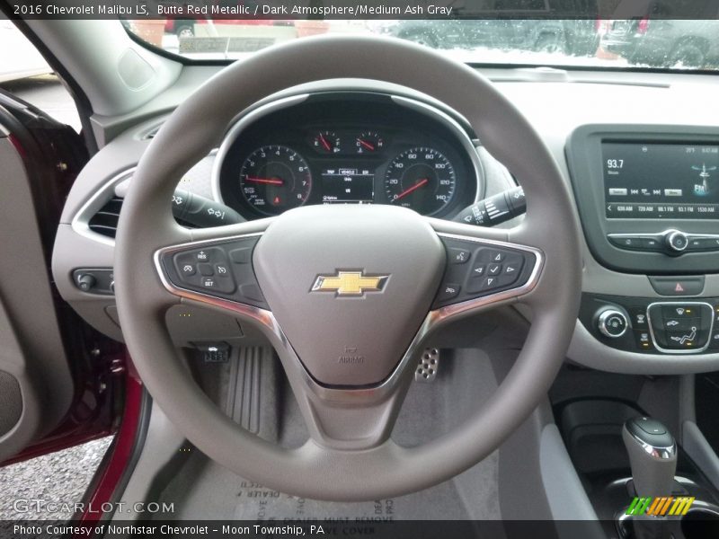 Butte Red Metallic / Dark Atmosphere/Medium Ash Gray 2016 Chevrolet Malibu LS
