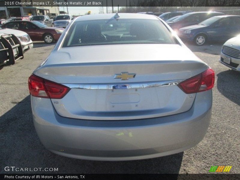 Silver Ice Metallic / Jet Black 2016 Chevrolet Impala LT